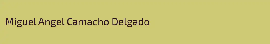 Miguel Angel Camacho Delgado